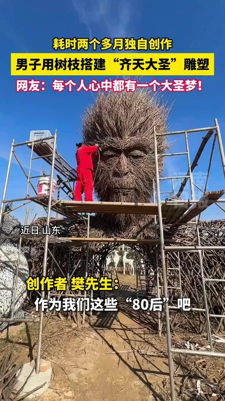 树枝版齐天大圣太震撼了