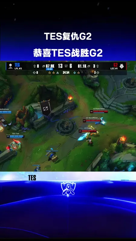 TES战胜G2