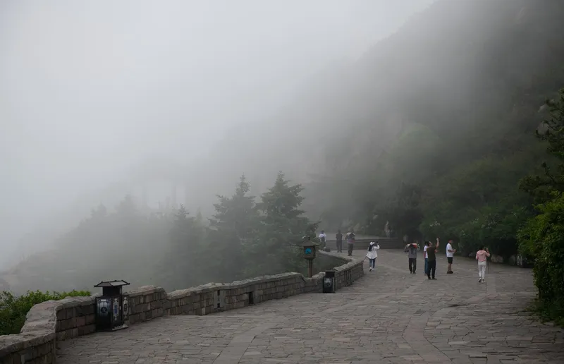 泰山辟谣网传躲雨80元1小时
