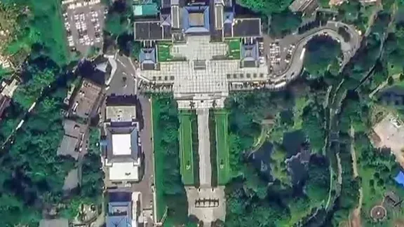 太空视角俯瞰台湾 每条街道清晰可见
