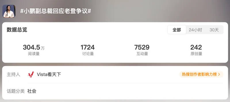 小鹏副总裁回应“老登”风波：系内部调侃，否认营销炒作