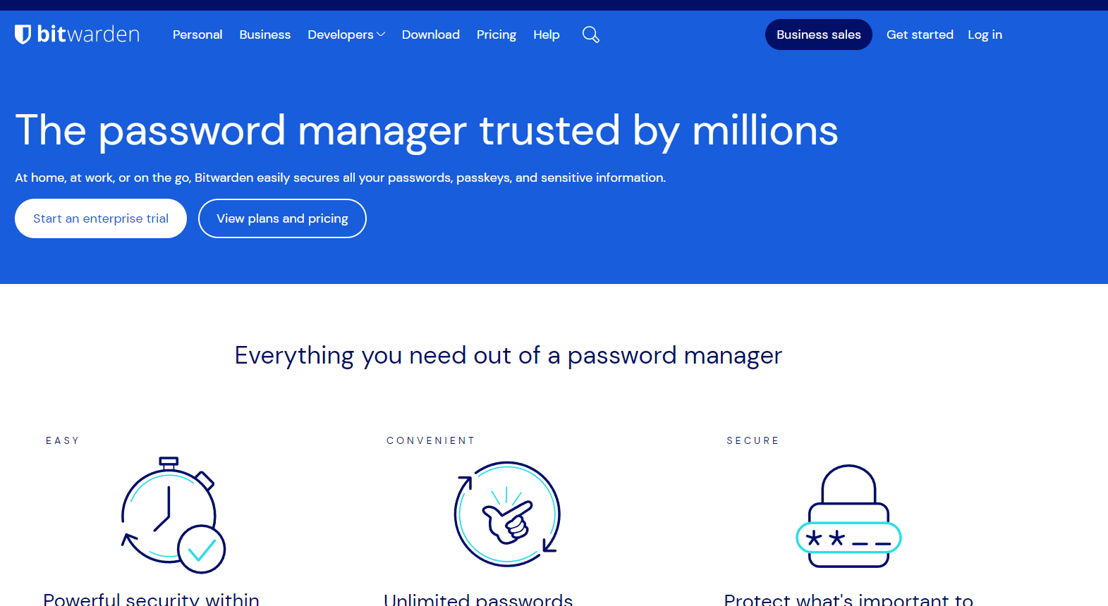 Bitwarden 网页版密码管理库